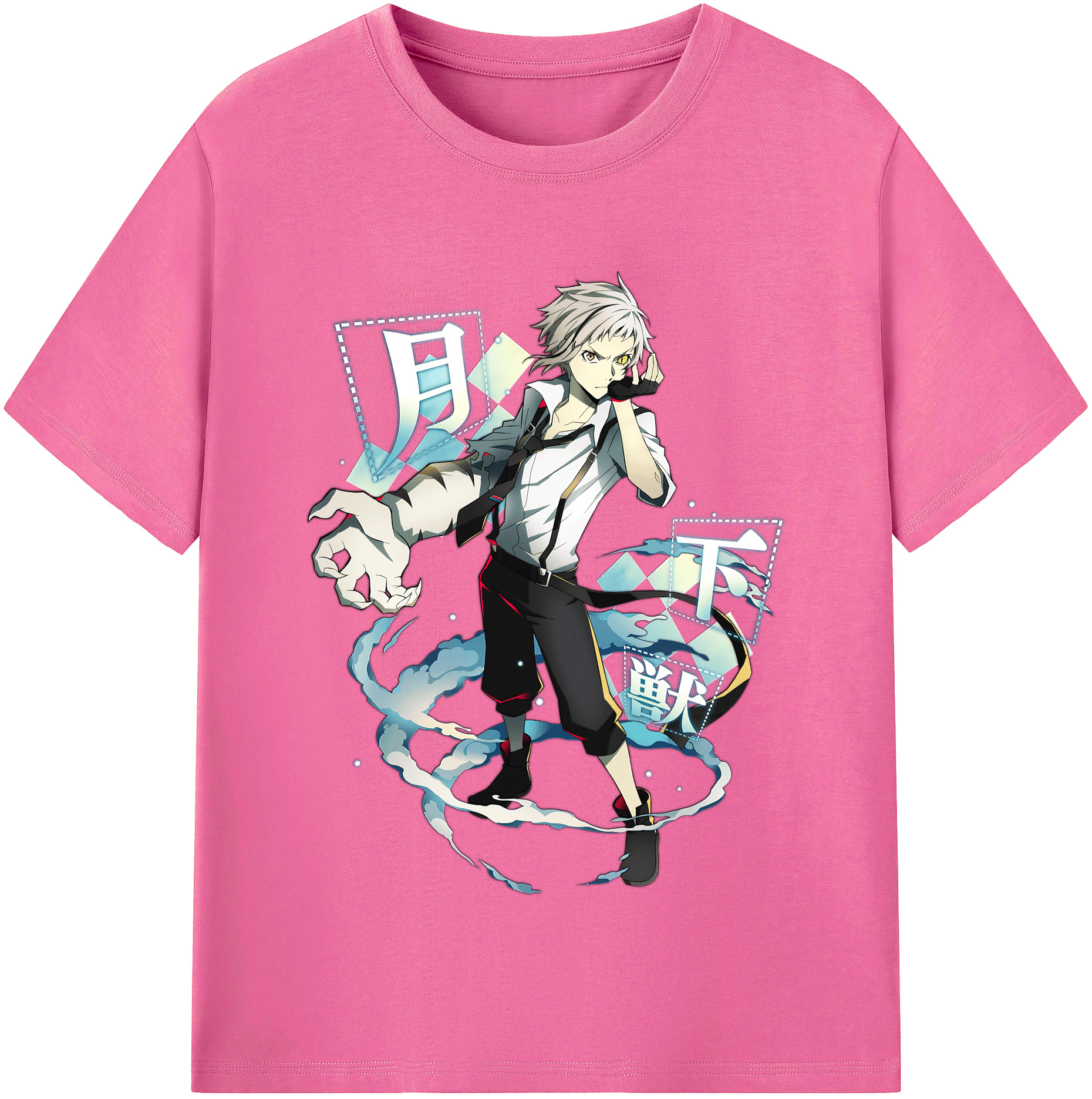 （画像用） 文豪ストレイドッグス Bungo Stray Dogs レディースカジュアルプリントTシャツ（綿100％）